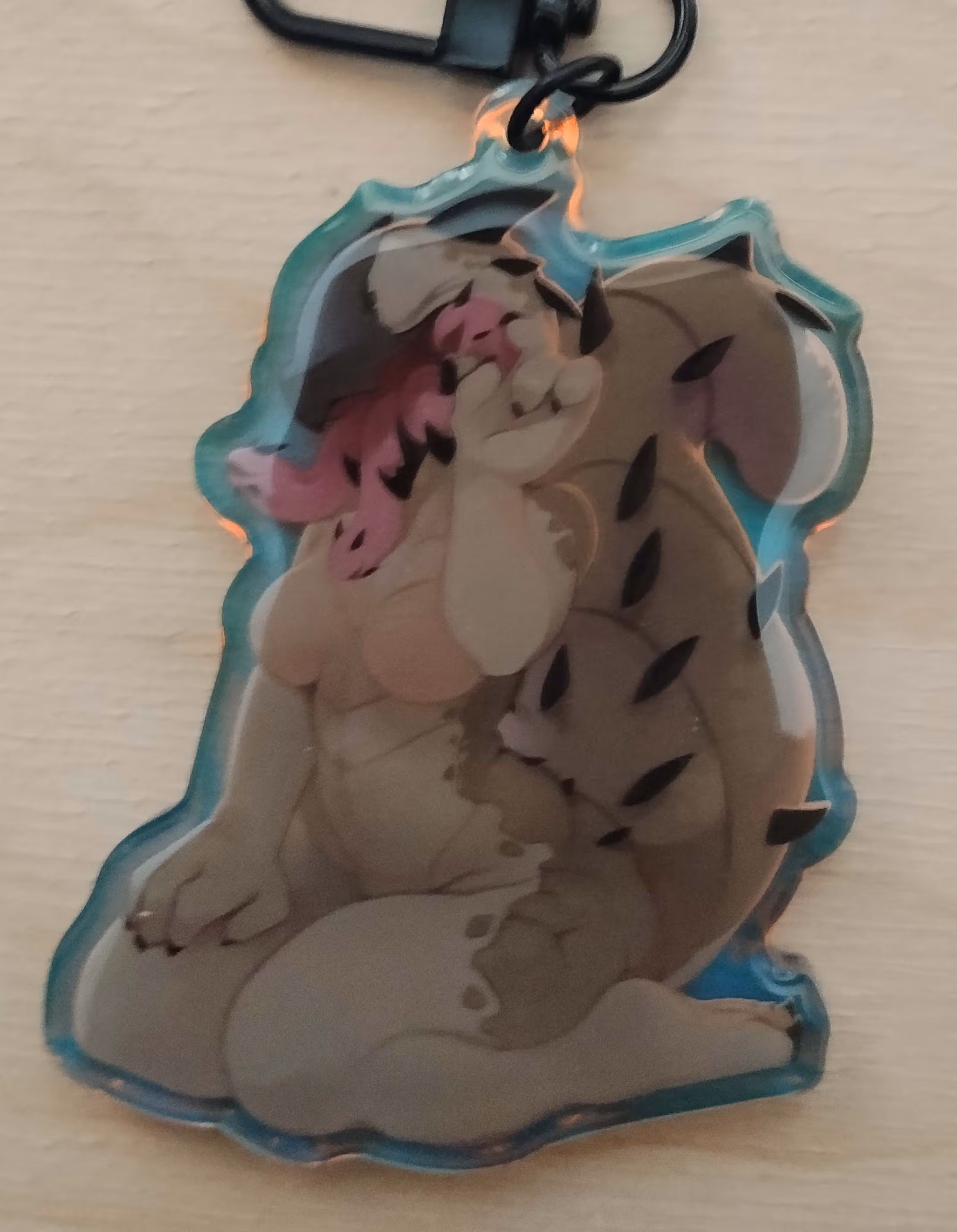 Porte-clés Graboid Furry Girl | Tremors Porte-clés acrylique NSFW Graboid keychain,furry keychain,Tremors keychain,nsfw keychain