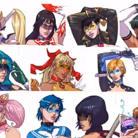 Autocollant Angel Moon Good Girls Pack | Angel Moon Autocollant en vinyle NSFW stickers,NSFW stickers,angel moon stickers,good girls stickers