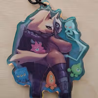 Whisper the Wolf Furry Keychain | Sonic the Hedgehog Acrylic Keychain NSFW Whisper the Wolf keychain,furry keychain,Sonic the Hedgehog keychain,nsfw keychain