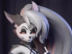 Loona Statue | Helluva Boss Fan Art by Azaak3d SFW,NSFW 3d printed statue,3d printed,nsfw statue,furry statue,loona statue,Helluva Boss Statue