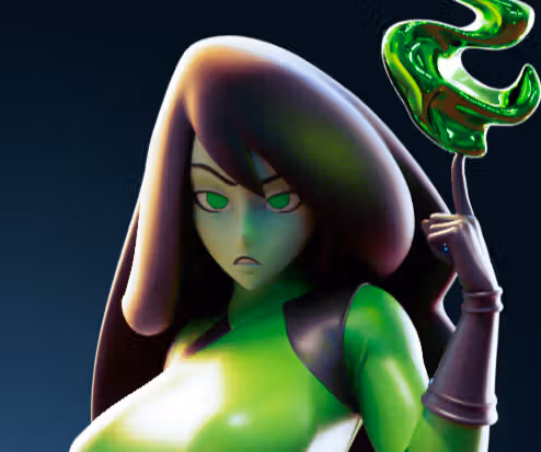 Shego Statue | Kim Possible Fan Art by Officer Rhu SFW,NSFW,Futa 3d printed statue,3d printed,3d printed figure,Shego Statue,Kim Possible Statue,futa statue,futa figurines,futanari figurines,futanari statue,nsfw statue