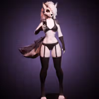 Loona Statue | Helluva Boss Fan Art by Auriel SFW,NSFW 3d printed statue,3d printed,nsfw statue,3d printed figure,furry statue,Loona statue,Helluva Boss statue