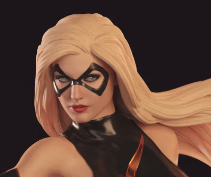 Estatua Ms. Marvel | Marvel Fan art por Abe3D SFW,NSFW 3d printed statue,ms marvel statue,marvel statue,3d printed figure,3d printed,nsfw statue