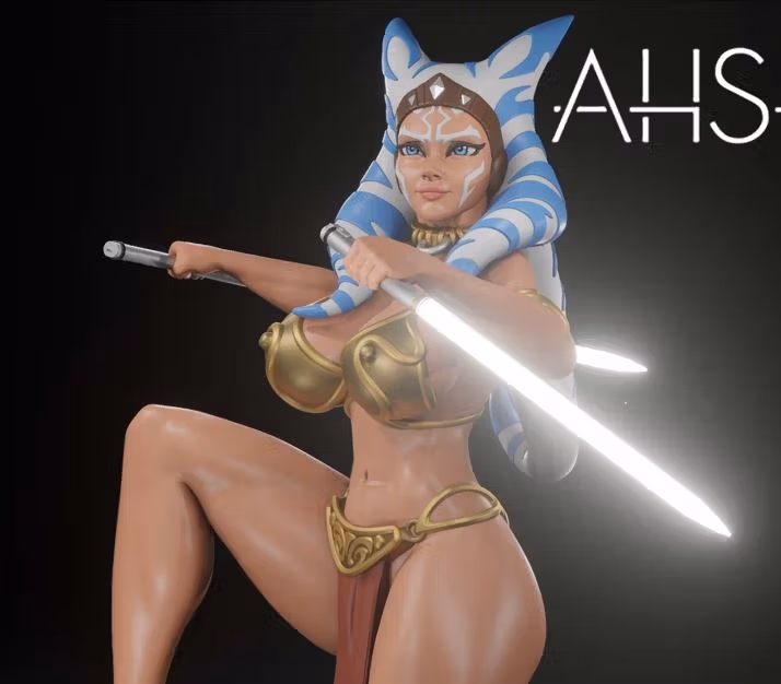 Ahsoka Statue | Star Wars Fan Art by Digital Dark SFW,NSFW,Futa 3d printed statue,3d printed,nsfw statue,3d printed figure,Ahsoka Statue,Star Wars,futa statue,futa figurines,futanari figurines,futanari statue