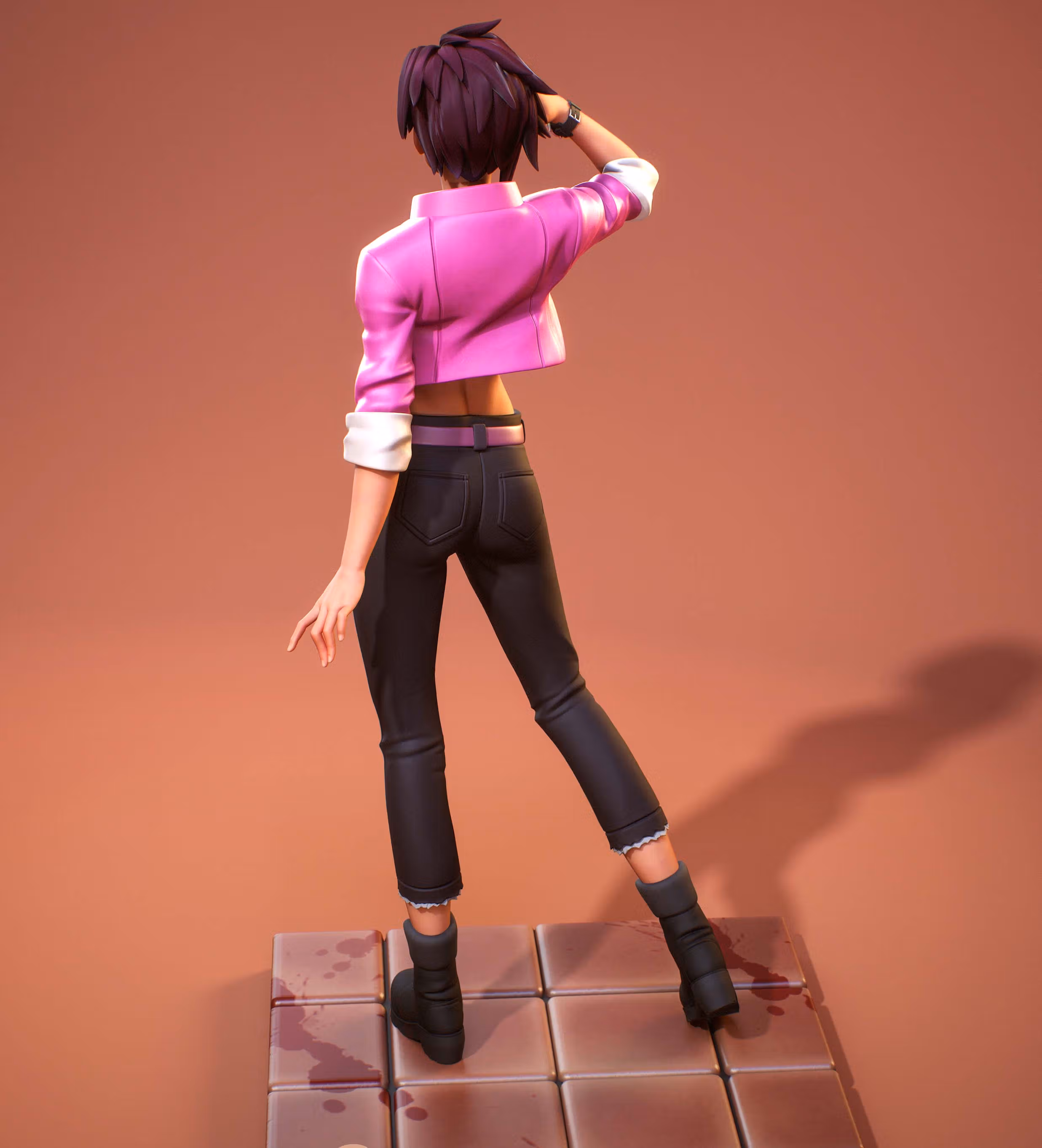 Invisigal Statue | Blonde Blazer Fanart von Kuru Figure SFW 3d printed statue,Dispatch statue,Invisigal statue,3d printed figure,3d printed