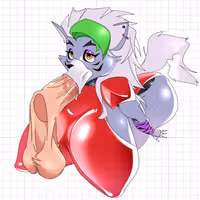 Roxanne v9 Sticker | Five Nights at Freddy's Vinyl Sticker NSFW roxanne sticker,nsfw sticker,stickers,Nights at Freddy's,furry sticker
