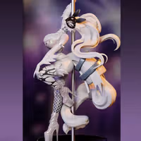 Reshiram Pole Dance Furry Statue | Pokemon Fan Art by Onagaba SFW,NSFW 3d printed statue,3d printed,3d printed figure,Reshiram Statue,Pokémon Statue,nsfw statue,furry statue