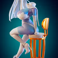 Figura Lala Wedding Girl Furry | Monster Girl Fanart autorstwa Officer Rhu SFW,NSFW,Futa 3d printed statue,3d printed,3d printed figure,Lala Wedding Girl Statue,Monster Girl Statue,futa statue,futa figurines,futanari figurines,futanari statue,nsfw statue,furry statue