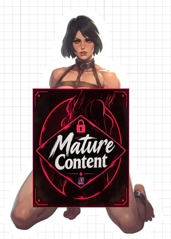 Bondage Muscular Futa Sticker | Anime Futanari Stickers Ecchi Cartoon Futa futanari sticker,bondage stickers,futa sticker,muscular futa sticker,nsfw sticker
