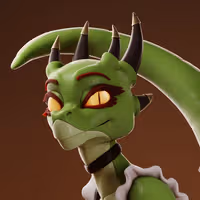 The Lusty Argonian v2 Maid Statue | Original Fan Art by Gray World NSFW 3d printed statue,3d printed,Argonian Maid Statue,dragon statue,nsfw statue,3d printed figure