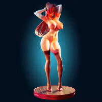 Statue Sylvia | Konosuba Fan art par Officer Rhu SFW,NSFW,Futa 3d printed,Sylvia statue,futa statue,Konosuba statue,furry statue,nsfw statue,futa figurines,futanari figurines,futanari statue