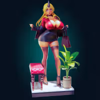 Tionishia Tall Office Lady Statue | Monster Musume Fan Art by Officer Rhu SFW,NSFW,Futa 3d printed statue,3d printed,3d printed figure,Monster Musume Statue,Tionishia Statue,nsfw statue,futa statue,futa figurines,futanari figurines,futanari statue,furry statue