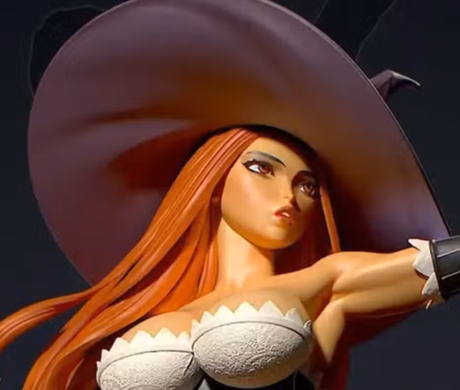Sorceress Statue | Dragon's Crown Fan Art by Yan-H SFW,NSFW 3d printed statue,3d printed,nsfw statue,3d printed figure,Sorceress statue,Dragon's Crown statue