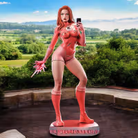 Atom Eve Statue | Invincible Fan Art by PEACHFIGURE SFW,NSFW 3d printed statue,3d printed,nsfw statue,3d printed figure,Atom Eve statue,Invincible statue