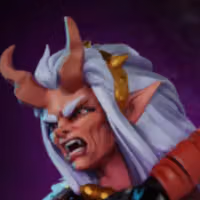 Kishima, Oni Clan Member Miniature | DnD Fan Art by Gaz Minis SFW 3d printed,miniature,dnd miniature,Kishima, Oni Clan Member,3d printed miniature