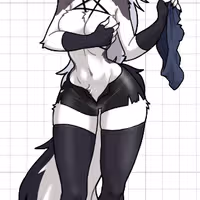 Loona v2 Sticker | Helluva Boss Vinyl Sticker SFW furry sticker,Helluva Boss sticker,sfw sticker,loona sticker,stickers