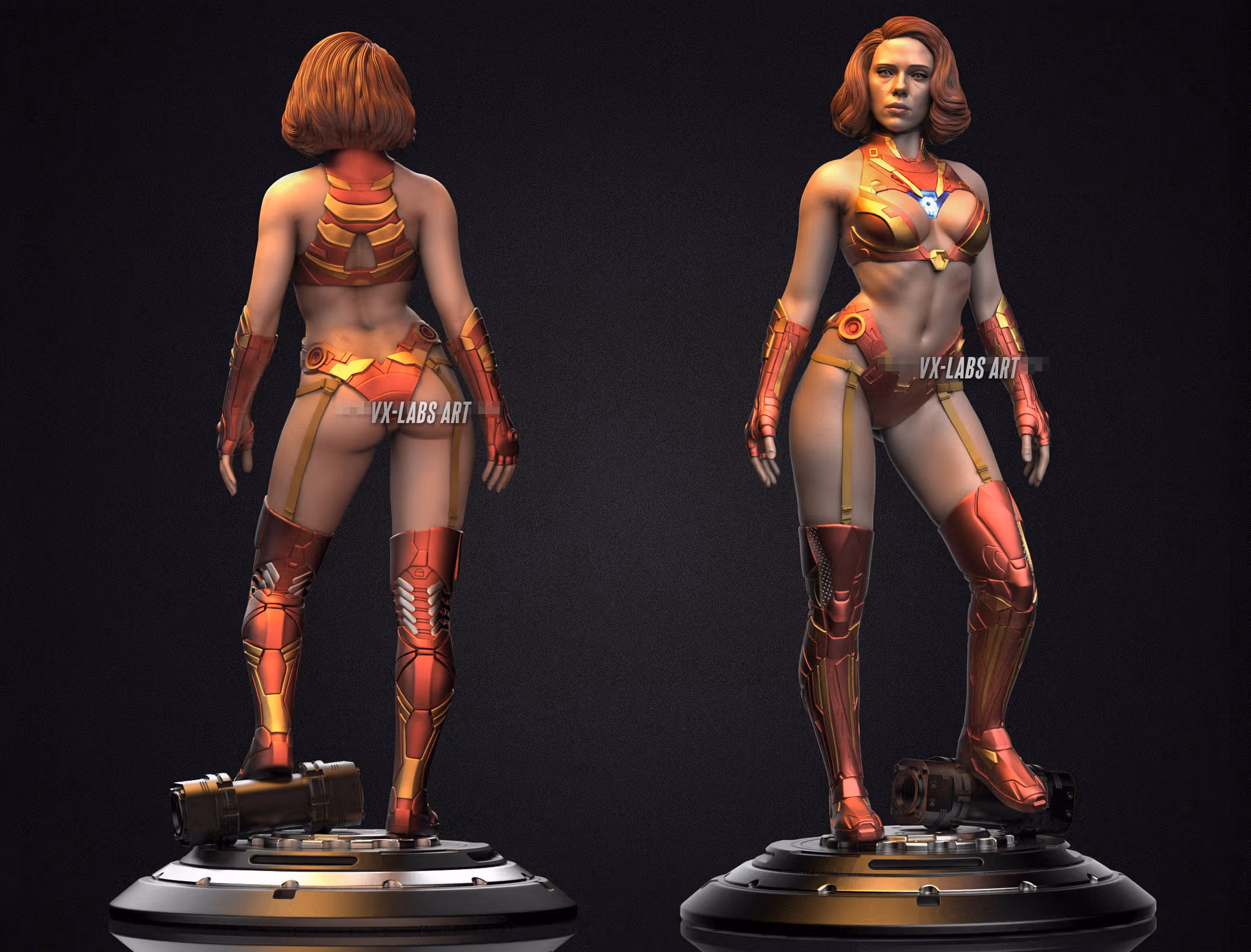 Estatua Iron Widow | Marvel Fan art por VX-Labs SFW 3d printed statue,3d printed,3d printed figure,Iron Widow Statue,Marvel statue 