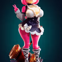 Amy Rose Goth Furry Statue | Sonic the Hedgehog Fan Art by Officer Rhu SFW,NSFW,Futa 3d printed statue,3d printed,3d printed figure,Amy Rose Statue,Sonic the Hedgehog Statue,futa statue,futa figurines,futanari figurines,futanari statue,nsfw statue,furry statue