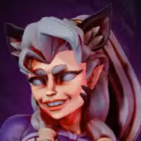 Nisha Tiger Girl Miniature | DnD Fan Art by Gaz Minis SFW,NSFW 3d printed,miniature,dnd miniature,Nisha Tiger Girl,3d printed miniature,nsfw miniature