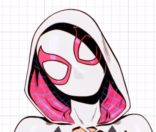 Spider Gwen Mask Futa Sticker | Marvel Futanari Stickers Ecchi Cartoon Futa futa sticker,stickers,Spider Gwen sticker,Marvel sticker