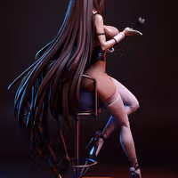 Statua Marciana Bunny | NIKKE Fan art di Kuru Figure SFW 3d printed statue,Marciana Bunny statue,NIKKE statue,3d printed figure,3d printed
