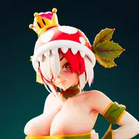 Princess Piranhette Statue | Super Mario Fan Art by Officer Rhu SFW,NSFW,Futa 3d printed statue,3d printed,3d printed figure,Super Mario Statue,Piranhette Statue,nsfw statue,futa figurines,futanari figurines,futanari statue,futa statue