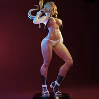 Tear Halibe Statue | Bleach Fan Art by E.S Monster SFW,NSFW 3d printed statue,3d printed,nsfw statue,3d printed figure,Tear Halibe Statue,Bleach Statue