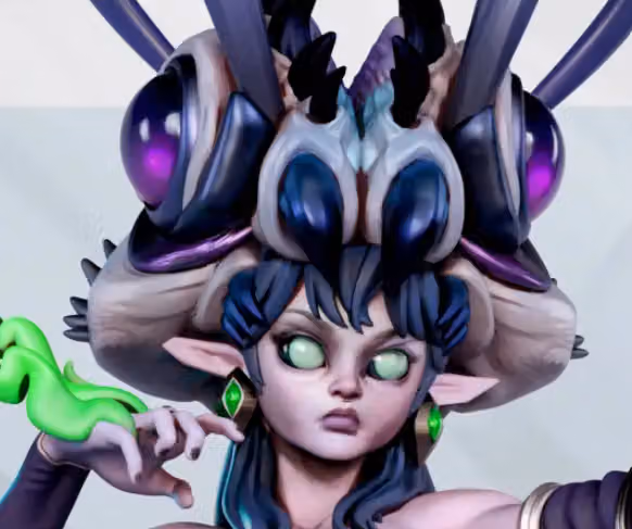 Antara Hive Queen Miniature | DnD Fan Art by Gaz Minis SFW,NSFW 3d printed,miniature,dnd miniature,Antara Hive Queen,3d printed miniature,nsfw miniature