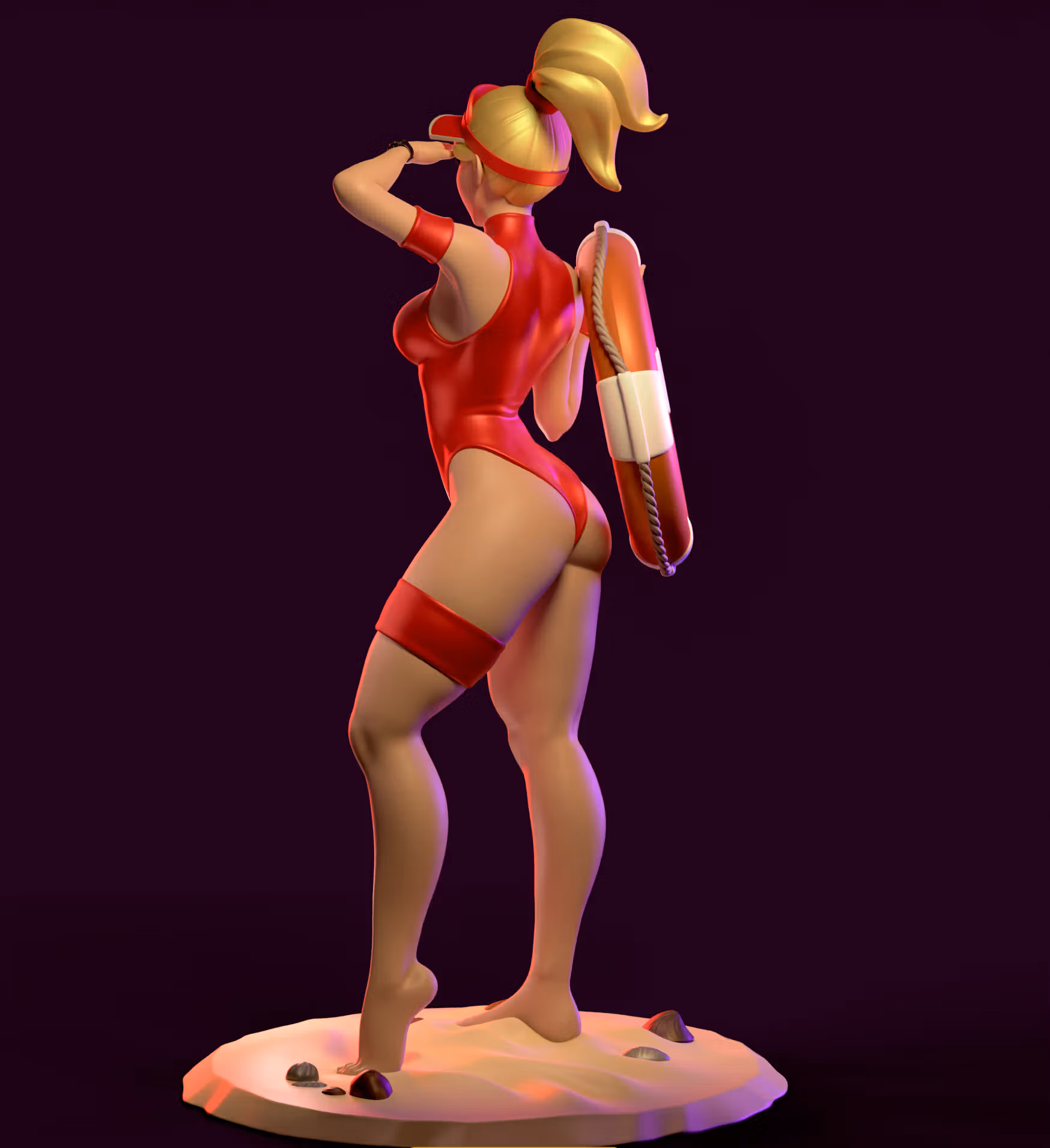 Statua Mercy Lifeguard | Overwatch Fan art di Azaak3d SFW 3d printed statue,3d printed,sfw statue,Overwatch statue,Mercy statue