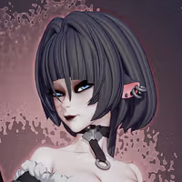Goth Jane Doe Statue | Zenless Zone Zero Fanart von Rushzilla SFW,NSFW 3d printed statue,3d printed,3d printed figure,Zenless Zone Zero Statue,Goth Jane Doe Statue,nsfw statue