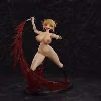 Toga Himiko Statue | My Hero Academia Fanart von PolyBitsArt SFW,NSFW 3d printed statue,3d printed,My Hero Academia statue,nsfw statue,3d printed figure,Toga Himiko Statue