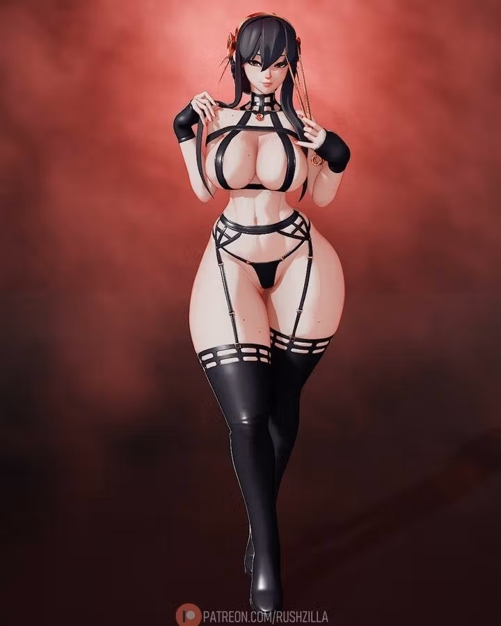 Yor Statue | Spy x Family Fan Art by Rushzilla SFW 3d printed statue,3d printed,3d printed figure,Yor Statue,Spy x Family Statue