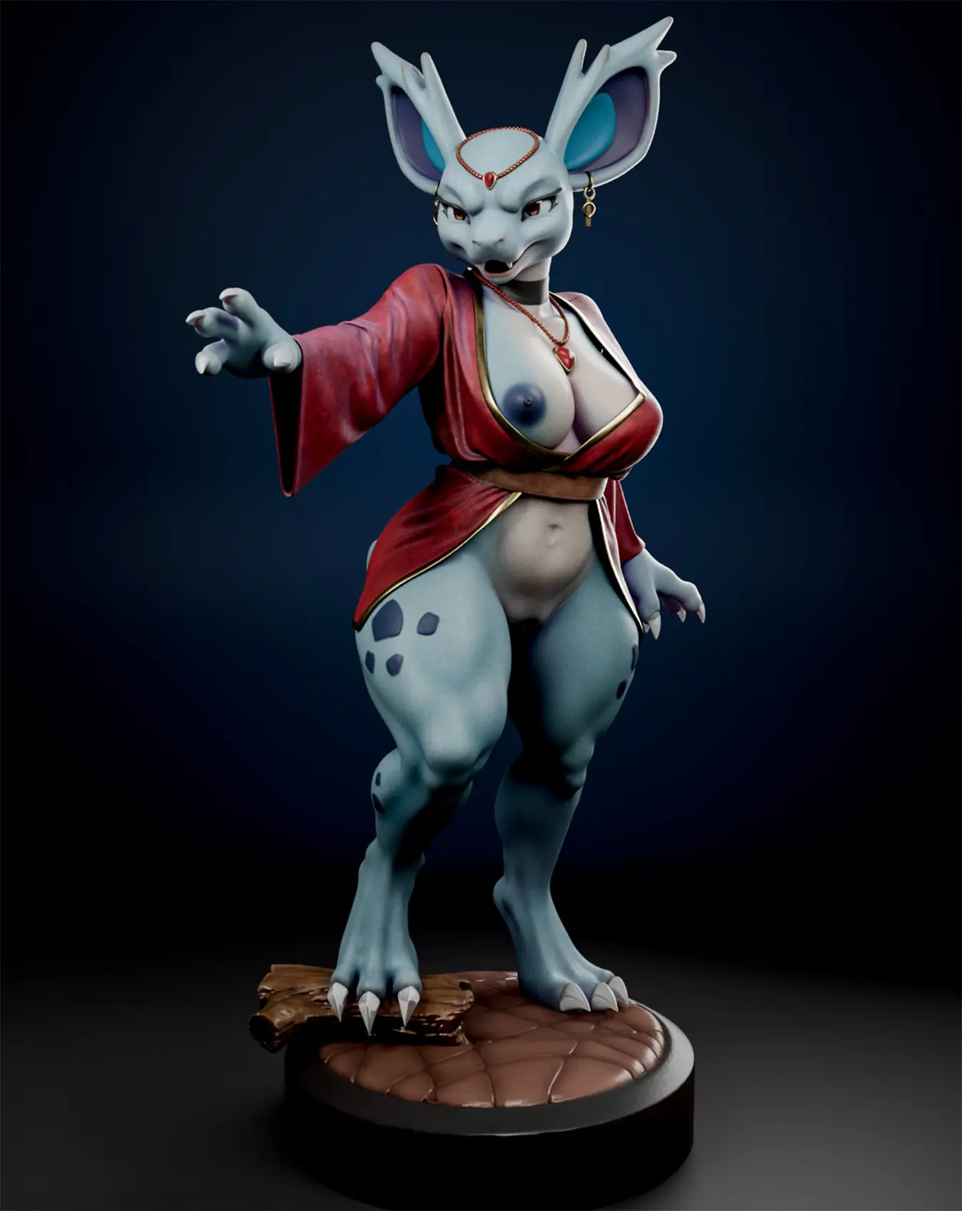 Nidorina Statue | Pokemon Fanart von Anyonensfw SFW,NSFW,Futa 3d printed,3d printed statue,nsfw statue,futa statue,furry statue,Nidorina Statue,Pokémon Statue,futa figurines,futanari figurines,futanari statue