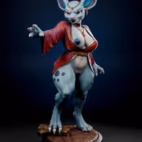 Nidorina Statue | Pokemon Fanart von Anyonensfw SFW,NSFW,Futa 3d printed,3d printed statue,nsfw statue,futa statue,furry statue,Nidorina Statue,Pokémon Statue,futa figurines,futanari figurines,futanari statue
