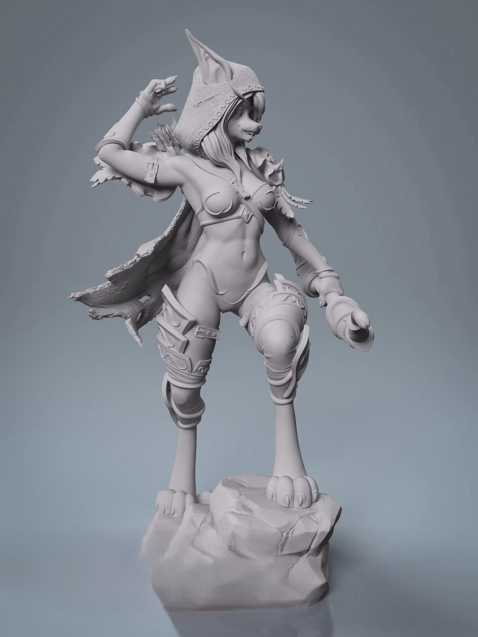 Sylvanas Windrunner Furry Statue | World of Warcraft Fan Art by Anyonensfw SFW,NSFW,Futa 3d printed,3d printed statue,nsfw statue,futa statue,furry statue,Sylvanas Windrunner Statue,World of Warcraft Statue,futa figurines,futanari figurines,futanari statue