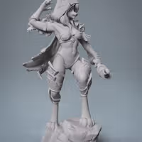 Sylvanas Windrunner Furry Statue | World of Warcraft Fan Art by Anyonensfw SFW,NSFW,Futa 3d printed,3d printed statue,nsfw statue,futa statue,furry statue,Sylvanas Windrunner Statue,World of Warcraft Statue,futa figurines,futanari figurines,futanari statue