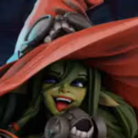 Goblin Witch Nimue Miniature | DnD Fan Art by Gaz Minis SFW,NSFW 3d printed,miniature,dnd miniature,Goblin Witch Nimue,3d printed miniature,nsfw miniature