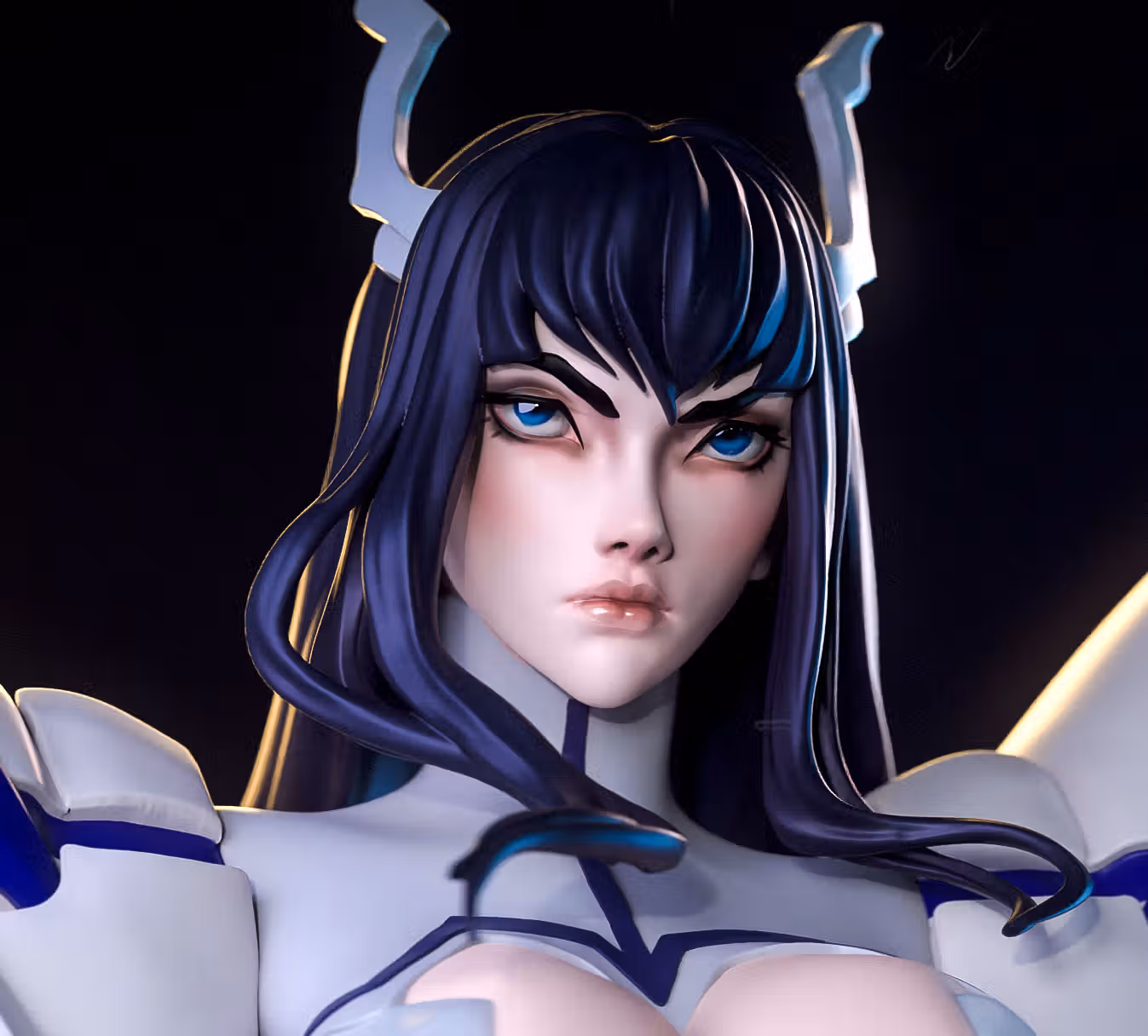 Satsuki Kiryuin Statue | Kill la Kill Fan Art by Nympha3D SFW,NSFW 3d printed statue,nsfw statue,Satsuki Kiryuin statue,Kill la Kill statue,3d printed figure,3d printed