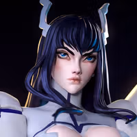 Satsuki Kiryuin Statue | Kill la Kill Fan Art by Nympha3D SFW,NSFW 3d printed statue,nsfw statue,Satsuki Kiryuin statue,Kill la Kill statue,3d printed figure,3d printed