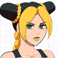 Jolyne Kujo Bust Sticker | Anime Stickers Ecchi Cartoon SFW null
