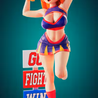 Statue Kim Possible Cheerleader | Kim Possible Fan art par Officer Rhu SFW,NSFW,Futa 3d printed statue,3d printed,3d printed figure,Kim Possible Statue,futa statue,futa figurines,futanari figurines,futanari statue,nsfw statue