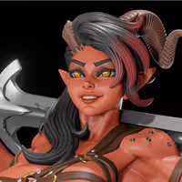 Karlach Statue | Baldur's Gate 3 Fan Art by Digital Dark SFW,NSFW,Futa 3d printed statue,3d printed,nsfw statue,3d printed figure,futa statue,Karlach Statue,Baldur's Gate 3,futa figurines,futanari figurines,futanari statue