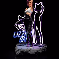 Estatua Judy | Cyberpunk2077 Fan art por H3LLCREATOR SFW 3d printed statue,3d printed,Judy Statue,Cyberpunk2077