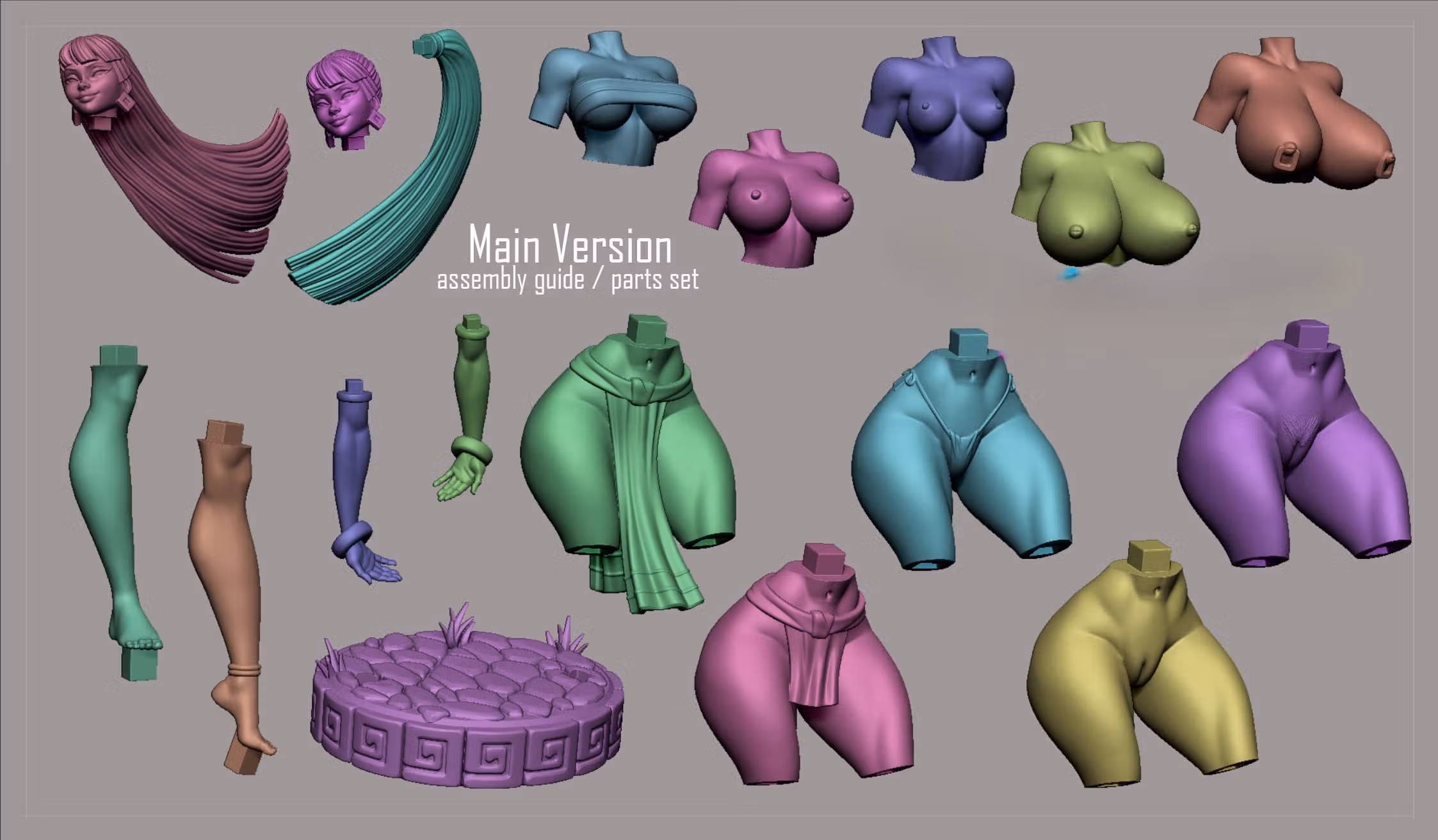 Statue de Chel | La Route d’El Dorado Fan art par Digital Dark SFW,NSFW,Futa 3d printed statue,3d printed,nsfw statue,futa statue,3d printed figure,Chel Statue,The Road to Eldorado,futa figurines,futanari figurines,futanari statue