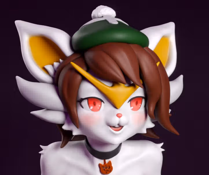 Bunny Gloria Furry Statue | Pokemon Fan Art by mowmaw NSFW,Futa 3d printed,Bunny Gloria statue,futa statue,Pokémon statue,furry statue,nsfw statue,futa figurines,futanari figurines,futanari statue
