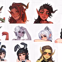 BG3 Mega Pack Sticker | Baldur's Gate 3 Vinyl Sticker SFW,NSFW Baldur's Gate 3 sticker,Baldur's Gate 3 nsfw,nsfw sticker,Shadowheart sticker,Karlach sticker,Minthara sticker