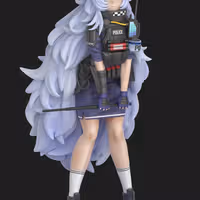 Poli Police Squad Statue | NIKKE Fanart von Sin3Dstudio SFW 3d printed statue,Poli Police Squad statue,NIKKE statue,3d printed figure,3d printed