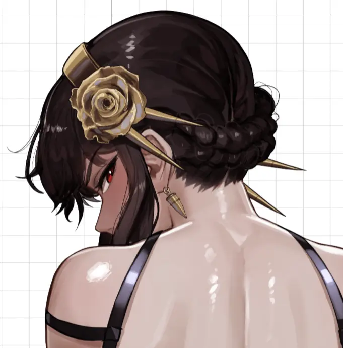 Yor Forger Back Sticker | Spy x Family Vinyl Sticker SFW,NSFW sfw sticker,Yor Forger sticker,nsfw sticker,Spy x Family stickers,anime girl sticker
