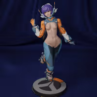 Juno Statue | Overwatch Fanart von FunserviceSTL SFW,NSFW,Futa 3d printed statue,nsfw statue,Juno statue,Overwatch statue,3d printed figure,3d printed,futa statue,futa figurines,futanari figurines,futanari statue