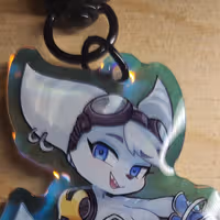 Rivet Keychain | Ratchet And Clank Acrylic Keychain SFW Ratchet And Clank,Rivet Keychain,furry keychain,sfw keychain